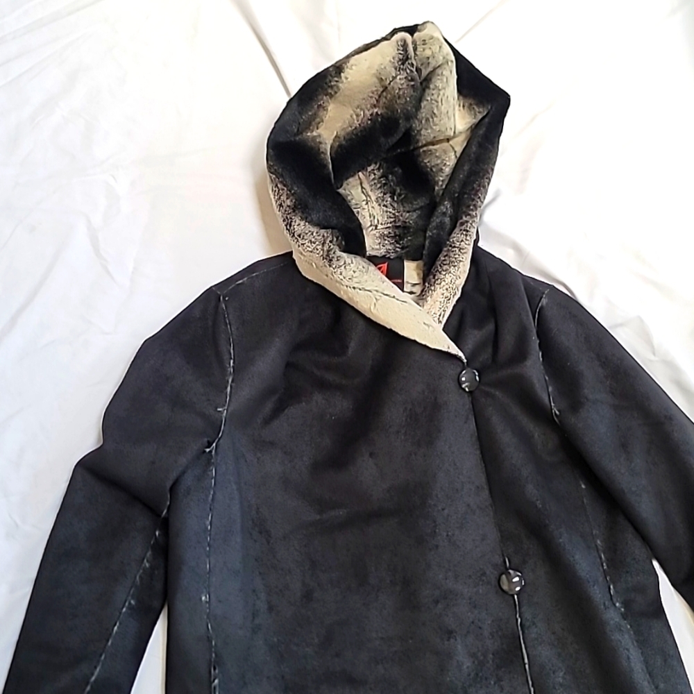 Faux Fur lined Coat